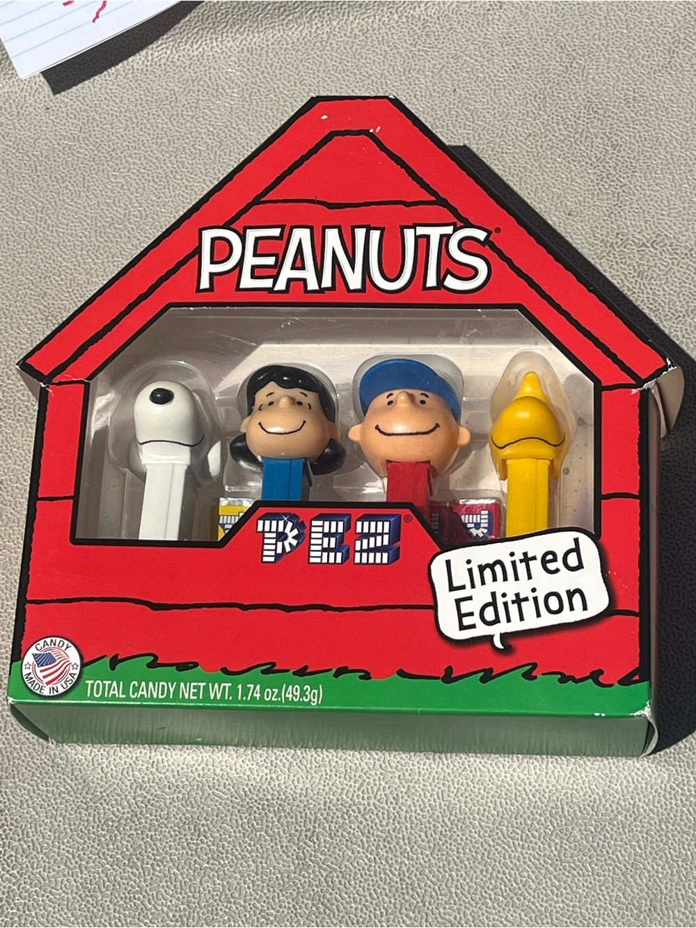 Peanuts Limited Edition PEZ Set - Red, Blue, Yellow, White